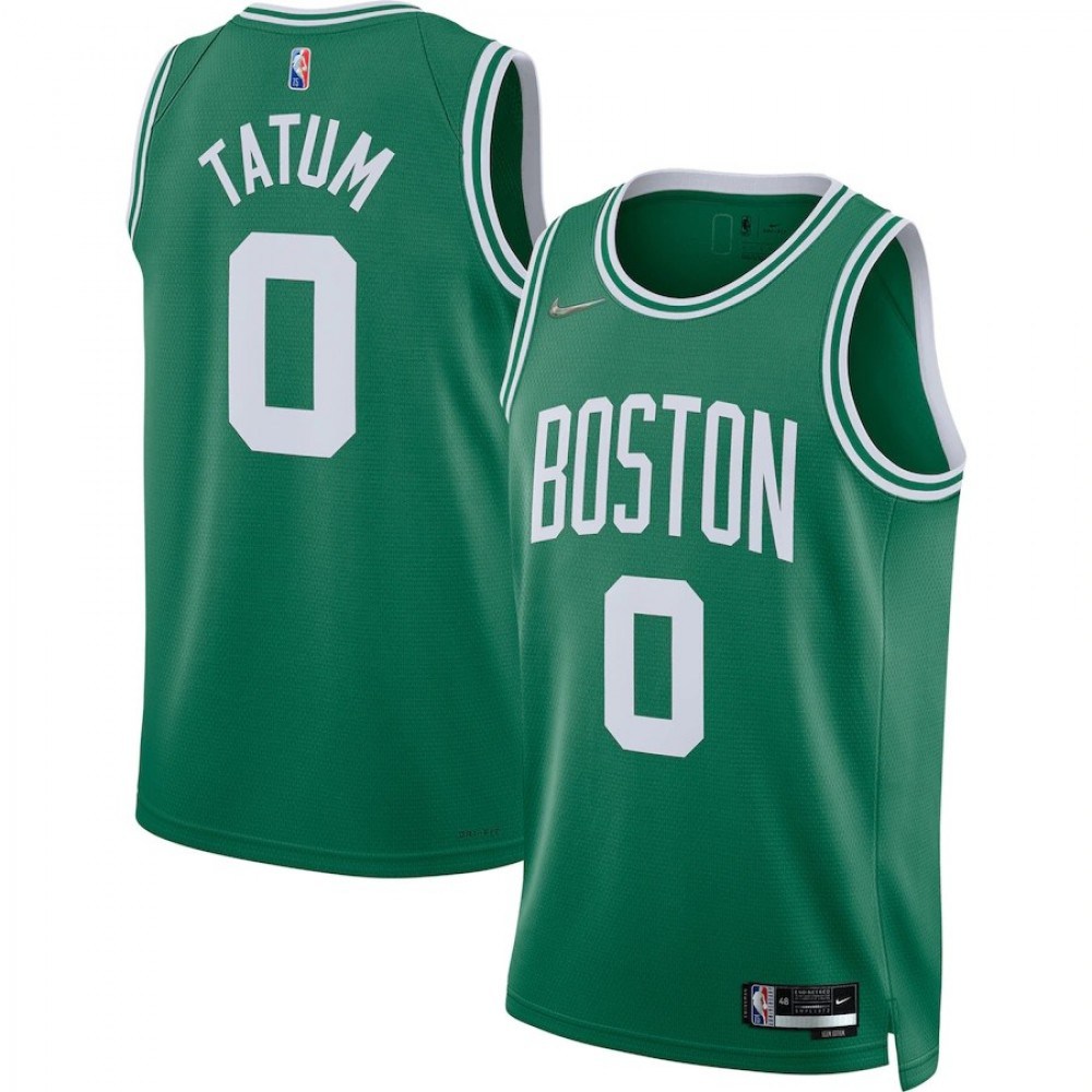 Men's Boston Celtics Jayson Tatum #0 Green 2021/22 Diamond Swingman Jersey - Icon Edition-Pro Kit Vault | Brand New 26/27 Sports Jerseys
